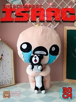 Мягкая игрушка Айзек с котиком The Binding of Isaac - 30 см / Бежевый